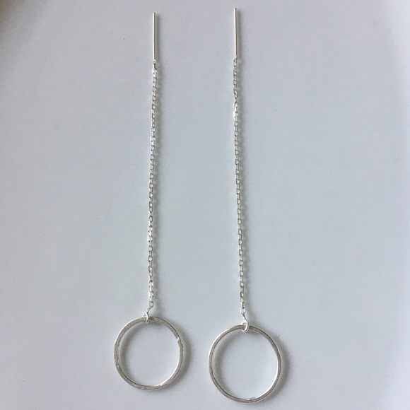 Silver Ear Threads - Picture 2 of 2